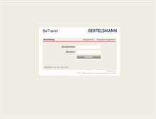 Tablet Screenshot of betravel.bertelsmann.de