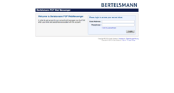 Desktop Screenshot of pgpweb.bertelsmann.de