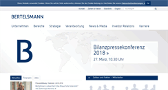 Desktop Screenshot of bertelsmann.de